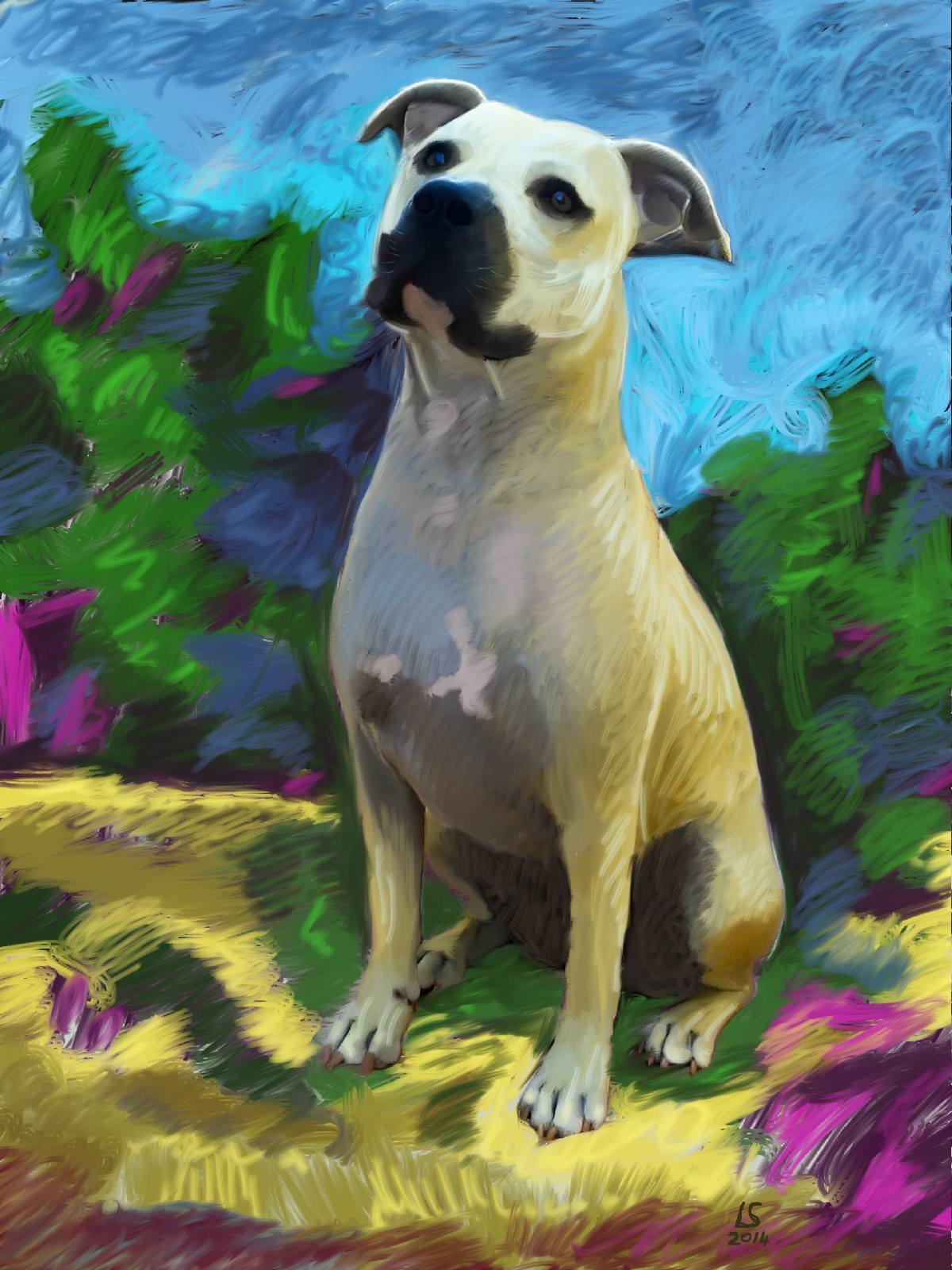 Nina — ritratto digitale quasi fotografico (2014)