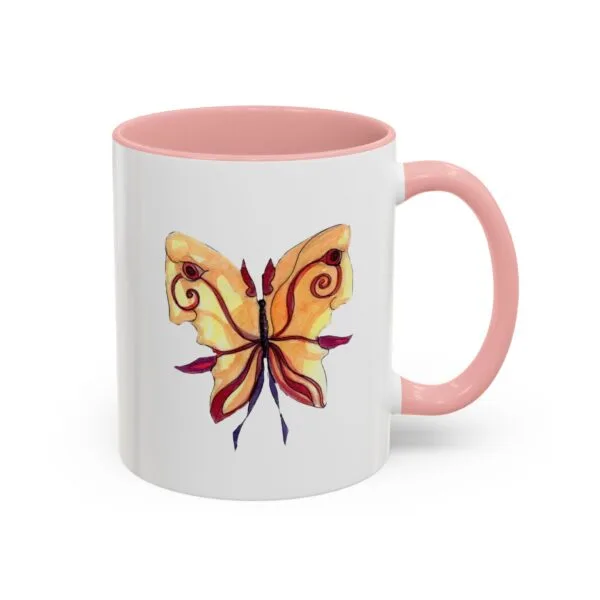 Farfalla - Tazza in Ceramica con Accenti di Colore - immagine 19