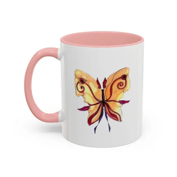 Farfalla - Tazza in Ceramica con Accenti di Colore - immagine 21