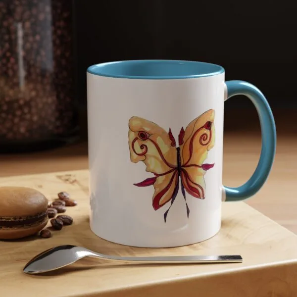 Farfalla - Tazza in Ceramica con Accenti di Colore - immagine 29