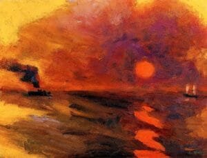 Nolde, tramonto